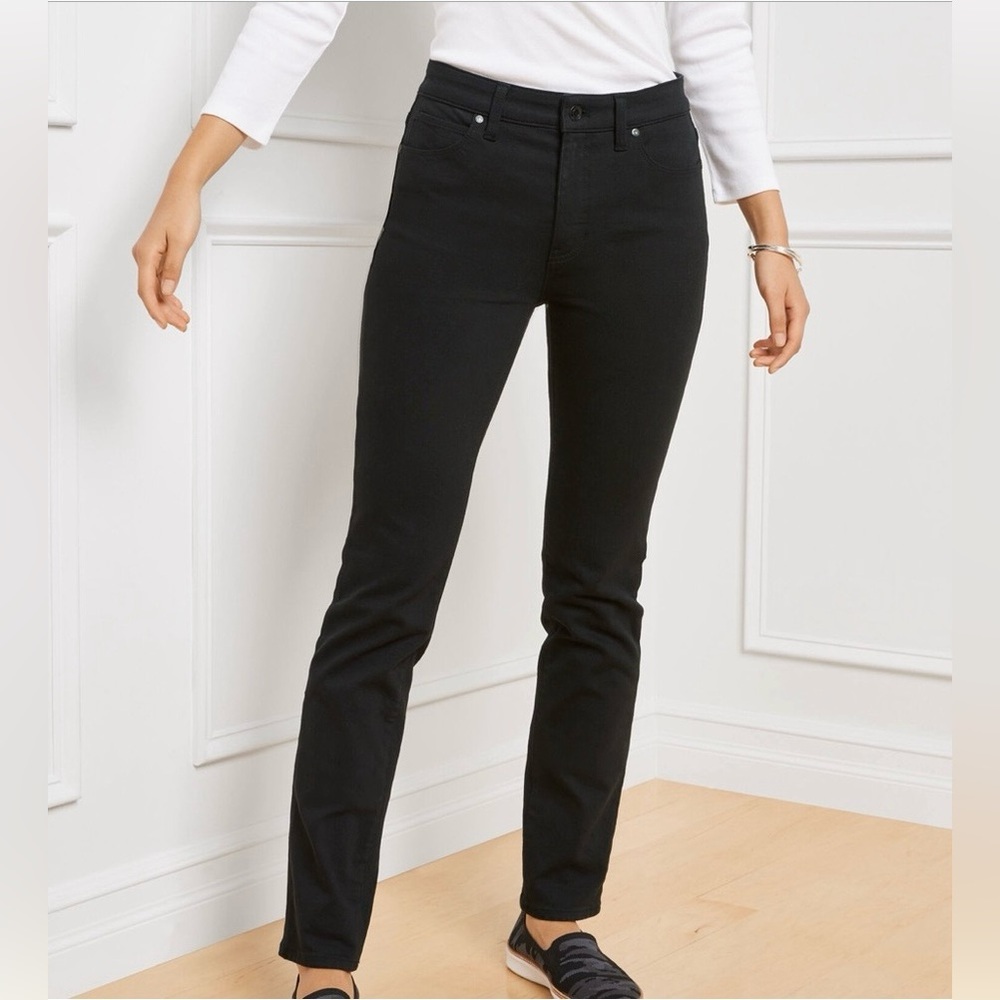 J Jill Denim Smooth Fit Straight Leg | Black